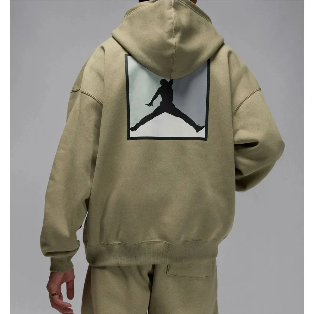New Air Jordan Sz XS Brooklyn Fleece Graphic Pullover Hoodie Men's HV0544-205